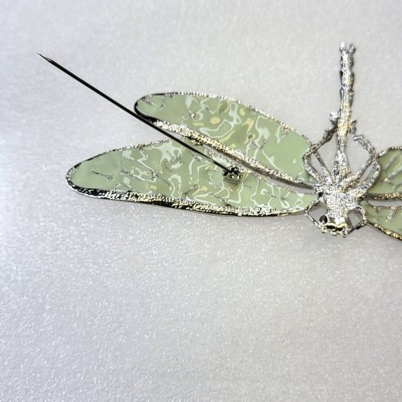 Statement Colorful Dragonfly Brooch Pin - Picture 12 of 16